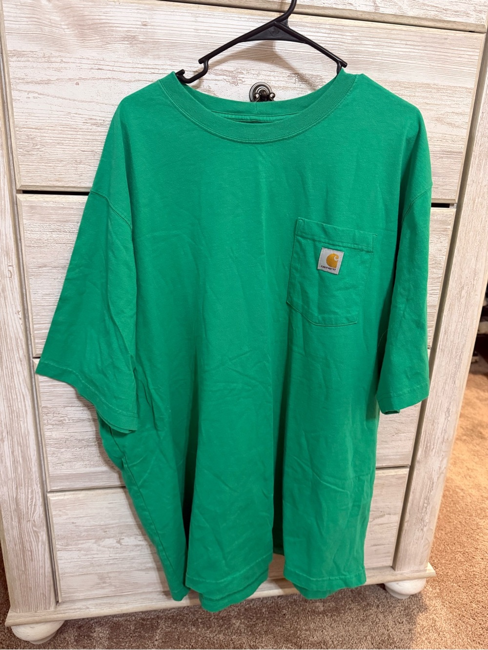 Carhartt Pocket Tee in Emerald Green